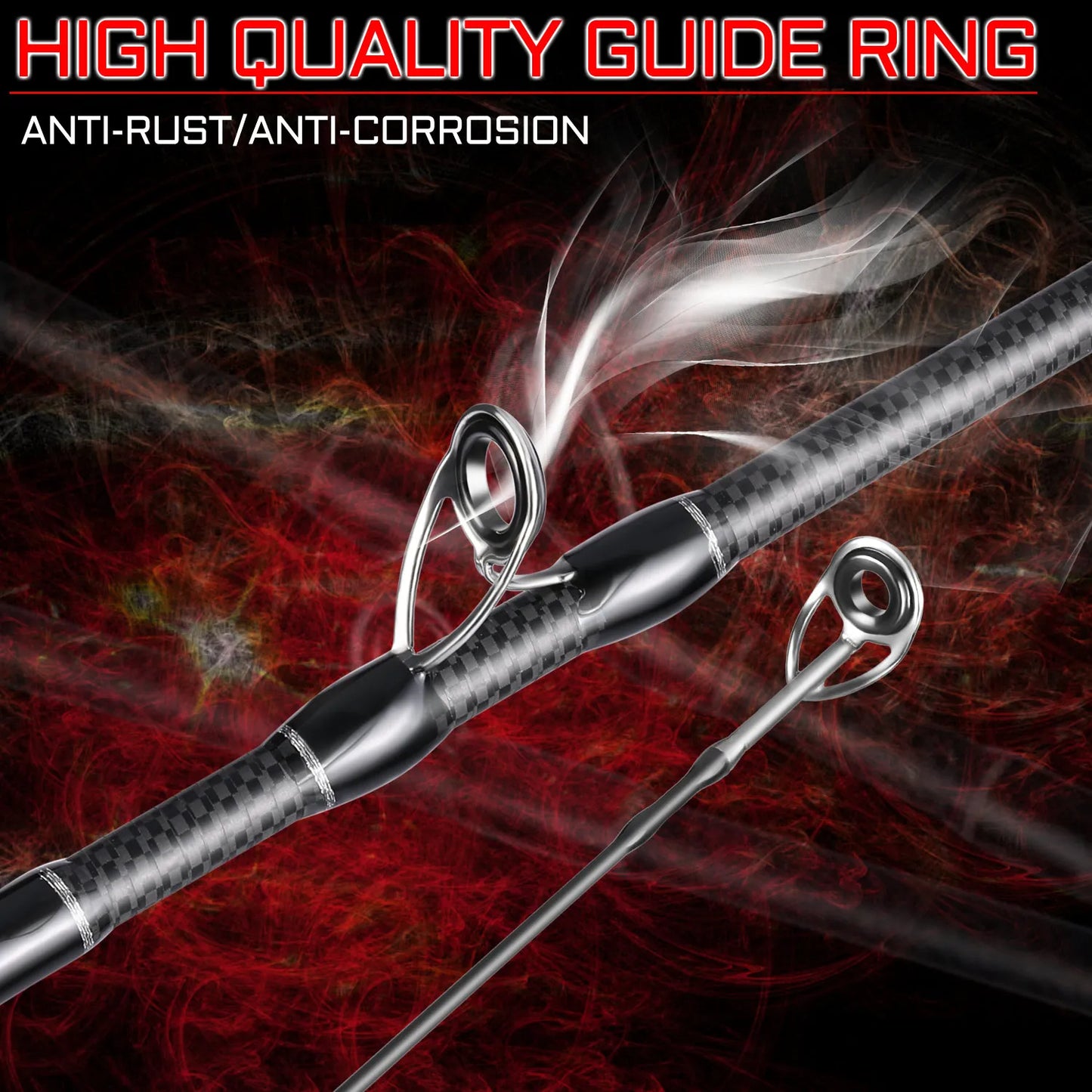 Exciting fishing escapes™ Carbon Fiber Casting Rod